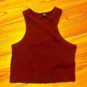 Maroon Halter Tank Top